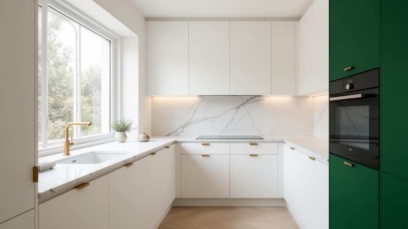 Кухня в стиле премиум — ул. Горького, Ржев, установка Kuhnitver